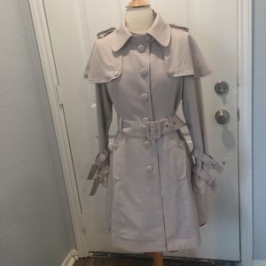 C Luce buckle trench coat jacket Small